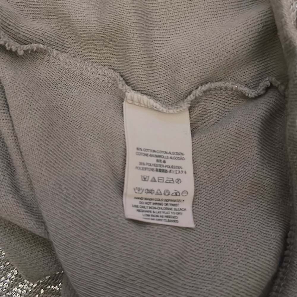 free people Silver and Tan Knit Button Back Sleeveless Knit Crop Top - Picture 10 of 12